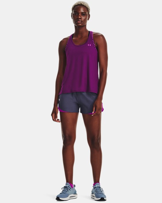 Women's UA Play Up Shorts 3.0, Gray, pdpMainDesktop image number 2